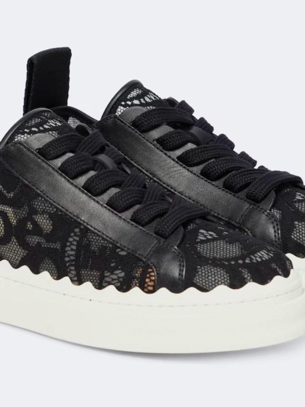 Chloé Lauren Lace Sneakers